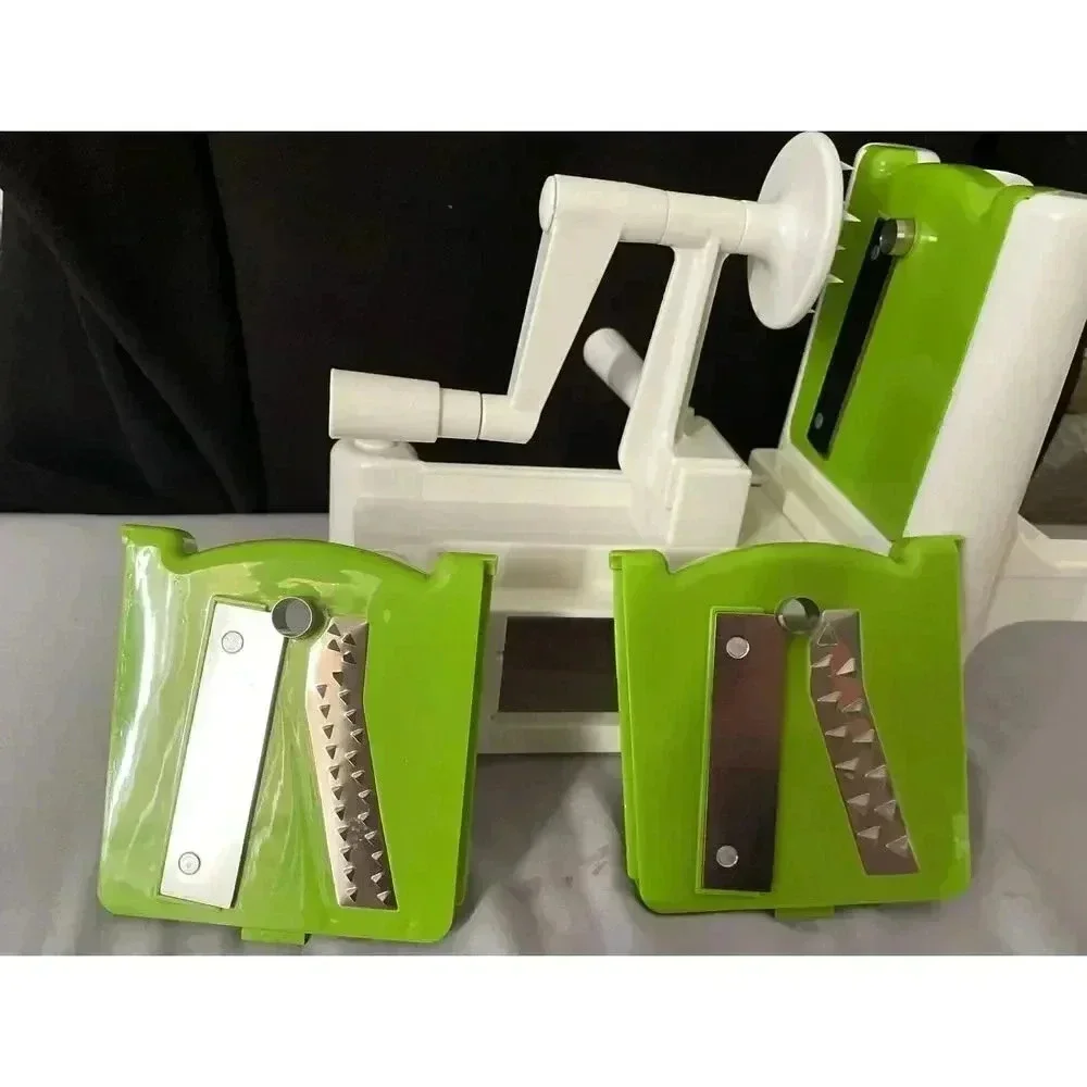 Spiral Slicer Cutter Shred Spiralizer Veggie Kitchen‎ 3-in-1 Fruit Vegetable